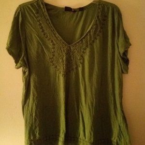 Avenue Shirt, Green Shirt, Womens Shirt